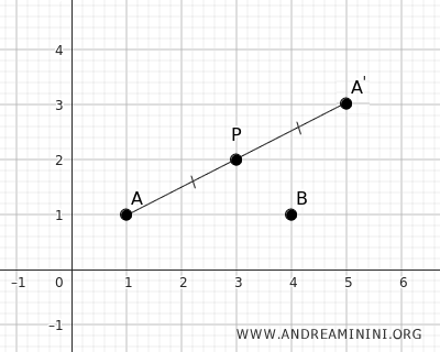 corresponding point A'