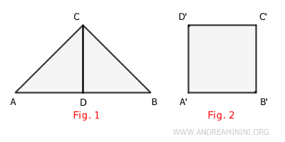 la Figura 1 se descompone en dos polígonos
