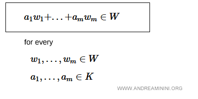 definición alternativa basada en combinaciones lineales