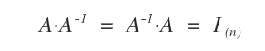 ejemplo de matriz invertible