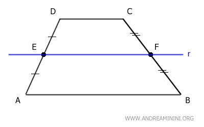Punto medio del segmento BC