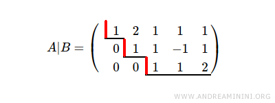 Matrice augmentée de rang 3
