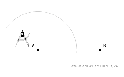 trazado del primer arco