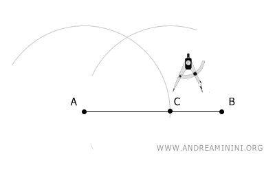 trazado del segundo arco