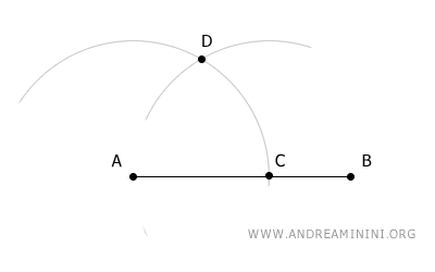 determinación del punto D