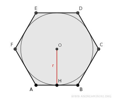 ejemplo de un hexágono regular