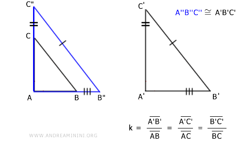 triangles A'B'C' and A"B"C" are congruent