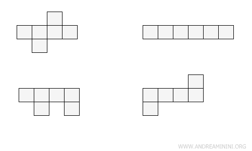 ejemplo de desarrollo plano de un cubo